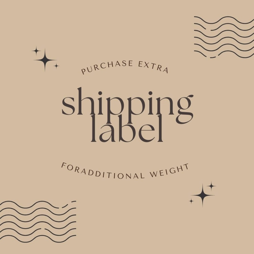 EXTRA SHIPPING LABEL